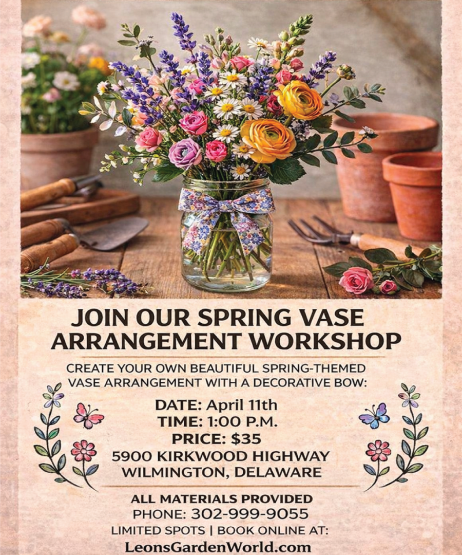 Spring Vase Arrangement Workshop