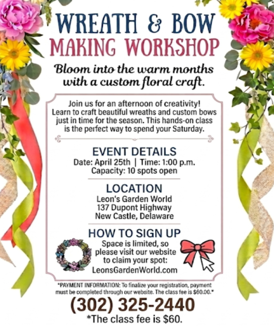 Wreath & Bow Making Workshop